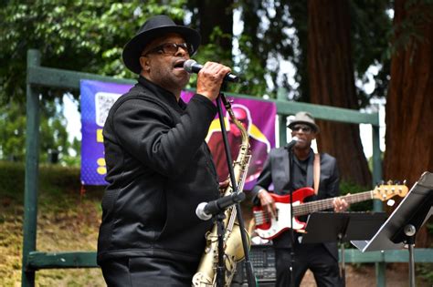 Oakland’s homeless community enjoys a day of free music and food